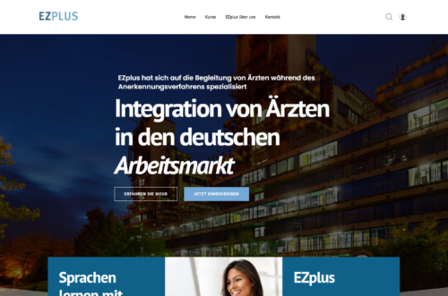 EZplus -Integration von Ärzten in den deutschen Arbeitsmarkt 1