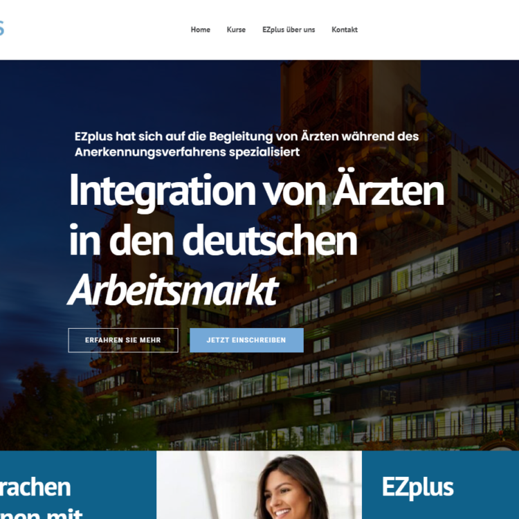 EZplus -Integration von Ärzten in den deutschen Arbeitsmarkt 3